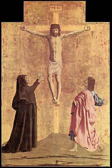 Piero della Francesca Polyptych of the Misericordia: Crucifixion France oil painting art